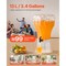 3.4 Gallon Beverage Dispenser with No Drip Spigot for Parties